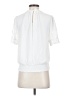 Naked Zebra 100% Polyester Ivory Short Sleeve Turtleneck Size S - photo 2