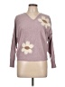 Aaeda Floral Pink Pullover Sweater Size L (estimated) - photo 1