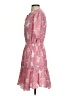 Current Air 100% Polyester Paisley Pink Casual Dress Size S - photo 5