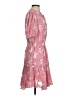 Current Air 100% Polyester Paisley Pink Casual Dress Size S - photo 4