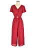 Leith Solid Red Jumpsuit Size S - photo 1