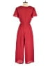 Leith Solid Red Jumpsuit Size S - photo 2