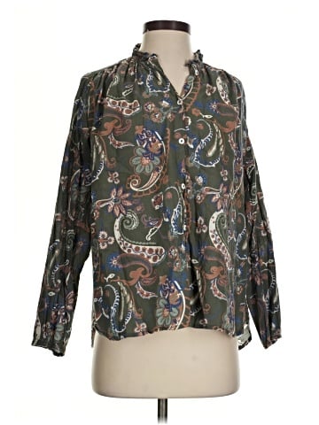mille Resort & Travel Long Sleeve Blouse (view 1)