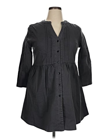 Reborn 3/4 Sleeve Button-Down Shirt (view 1)