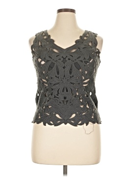 Blue Les Copains Sleeveless Blouse (view 1)