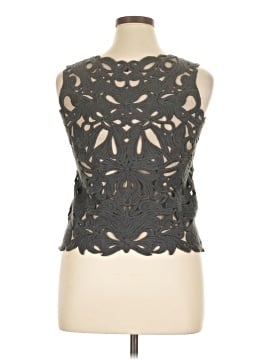 Blue Les Copains Sleeveless Blouse (view 2)