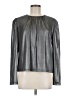 Derek Lam 10 Crosby Metallic Silver Long Sleeve Blouse Size 6 - photo 1