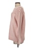 Flat White 100% Polyester Hearts Pink Pullover Sweater Size S - photo 5