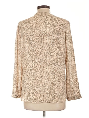 Joie Long Sleeve Silk Top (view 2)