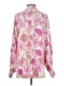 Fate Floral Pink Long Sleeve Blouse Size S - photo 2