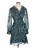 VICI 100% Polyester Animal Print Teal Cocktail Dress Size S - photo 1