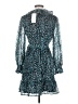 VICI 100% Polyester Animal Print Teal Cocktail Dress Size S - photo 2