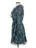 VICI 100% Polyester Animal Print Teal Cocktail Dress Size S - photo 5
