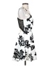 iris Floral White Cocktail Dress Size S - photo 4