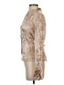 Vince. Metallic Tan Long Sleeve Blouse Size 4 - photo 5