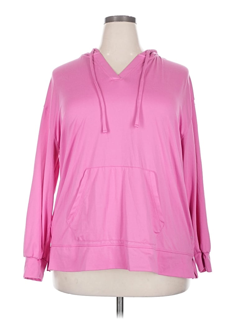 Pre-owned Livi Pullover Hoodie In Pink
