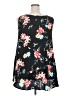 Woman Within 100% Polyester Floral Black Long Sleeve Blouse Size 18 (L) - photo 2