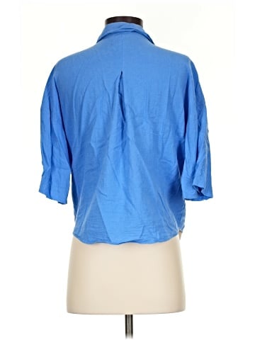 H&M 3/4 Sleeve Button-Down Shirt (view 2)