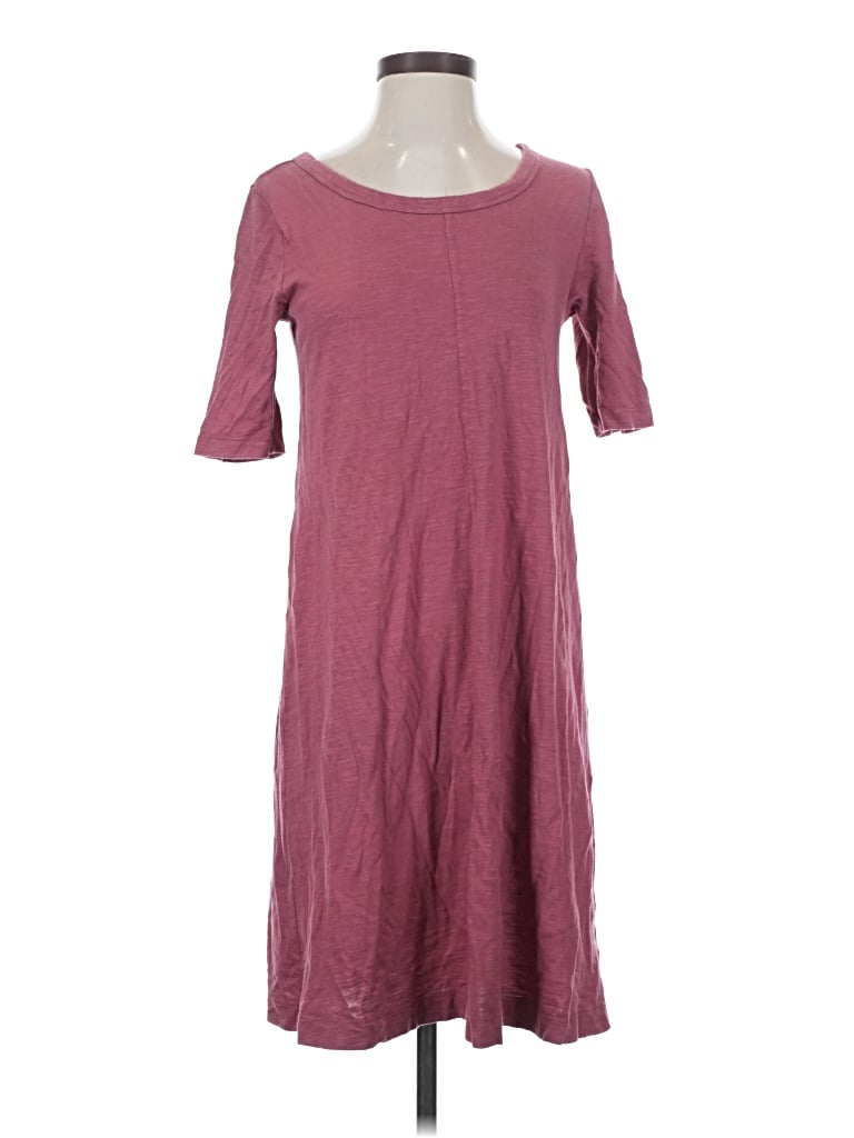 Pre-owned Gap Casual Dress In Burgundy