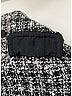 Self-Portrait Tweed Black Black Boucle Jacket Size 12 - photo 11
