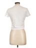 Shein White Short Sleeve T-Shirt Size L - photo 2