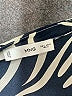MNG 100% Polyester Print Blue Casual Dress Size 8 - photo 7