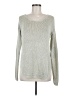 Harper Metallic Silver Pullover Sweater Size M - photo 1