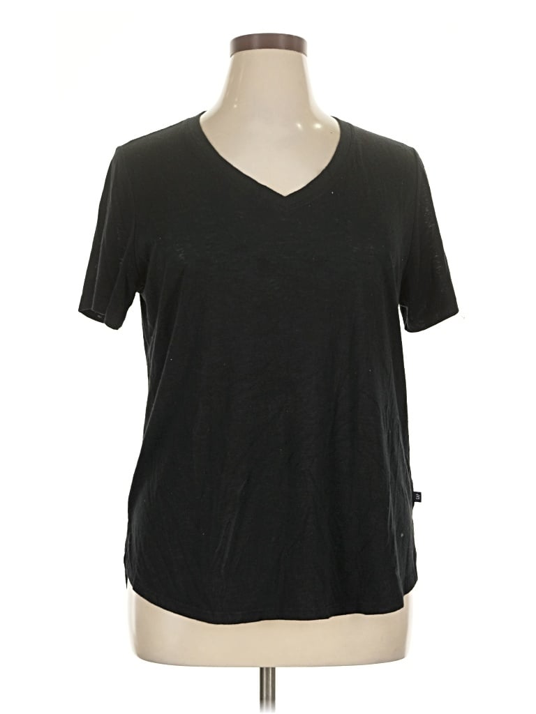 Pre-owned Gap Short Sleeve T-shirt In Black