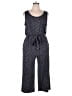 B Collection by Bobeau Solid Gray Jumpsuit Size XL - photo 1