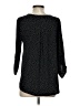 Beacon Polka Dots Black 3/4 Sleeve Blouse Size S - photo 2