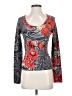 Vertigo Paris Paisley Gray Silk Cardigan Size S - photo 1