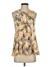 Floreat 100% Rayon Yellow Sleeveless Blouse Size 4 - photo 1
