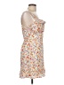 Trixxi 100% Polyester Floral White Casual Dress Size L - photo 4