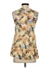 Floreat 100% Rayon Yellow Sleeveless Blouse Size 4 - photo 2