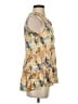 Floreat 100% Rayon Yellow Sleeveless Blouse Size 4 - photo 4