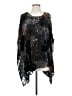 Caroline Rose Black Poncho Size S - photo 1