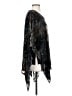 Caroline Rose Black Poncho Size S - photo 4