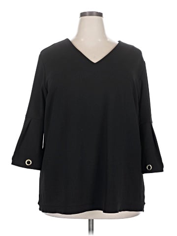 Anne Klein 3/4 Sleeve T-Shirt (view 1)