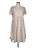 Assorted Brands Animal Print Tan Casual Dress Size L - photo 1