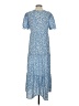 Assorted Brands 100% Polyester Blue Casual Dress Size S - photo 2