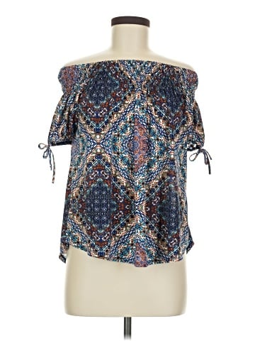 Lavish Short Sleeve Blouse (view 1)