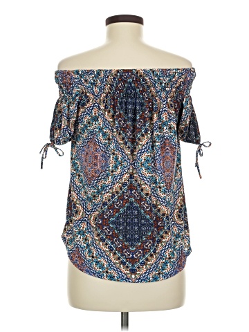 Lavish Short Sleeve Blouse (view 2)