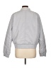 Athleta 100% Polyester Solid Gray Track Jacket Size L - photo 2