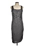 BCBGMAXAZRIA Stars Silver Cocktail Dress Size M - photo 1