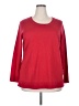 Ellen Tracy 100% Merino Extra Fine Wool Red Wool Pullover Sweater Size 2X - photo 1