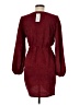 Simplee Burgundy Casual Dress Size M - photo 2