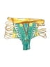 Unbranded Aztec Or Tribal Print Gold Swimsuit Bottoms Size 16 - photo 1