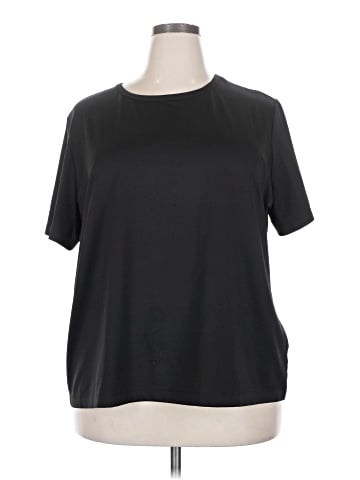Susan Graver Short Sleeve Top (view 1)