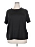 Susan Graver Black Short Sleeve Top Size 2X - photo 1