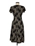 Connected Apparel Paisley Black Cocktail Dress Size 6 - photo 2